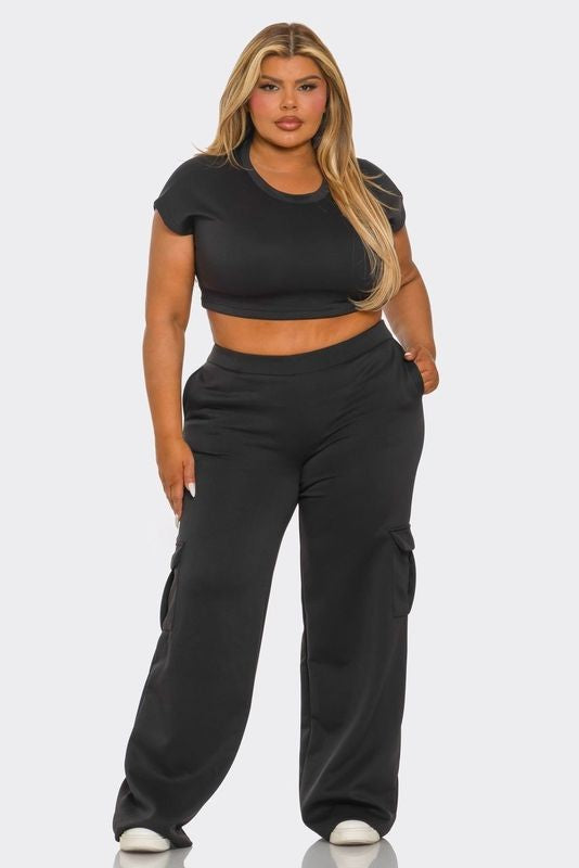 Ready to Glow Cargo Pants Set